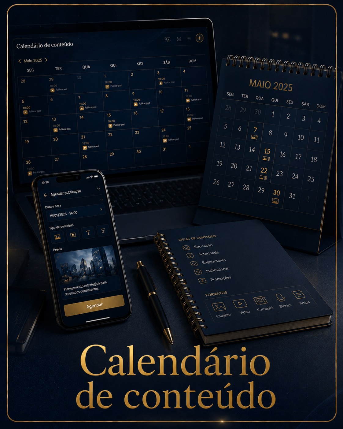 Calendário de Conteúdo